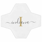 Het Initiaal Naam monogramscript  Modern personali Voetbal (Enkel)