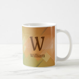 Het Initiaal van de verandering voegt Groen Naam a Koffiemok