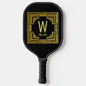 Het Initiaal van de verandering, voegt Naam Gold G Pickleball Paddle (Achterkant)