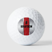 Het Initiaal van de verandering voegt Naam Silver Golfballen (Voorkant)