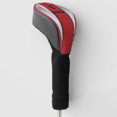 Het Initiaal van de verandering voegt Naam Silver  Golfheadcover (Schuin)