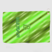 Het Initiaal van de verandering voegt Naam Zachte  Golfhanddoek (Horizontaal)