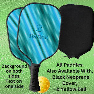 Het Initiaal wijzigen Voeg een naam toe: Zacht bla Pickleball Paddle