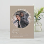 Het inkrimpen van het micro-bruiloft koninklijk wo kaart (Staand voorkant)