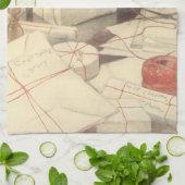 Het inpakken van kerstcadeaus, Jessie Willcox Smit Theedoek (Gevouwen)