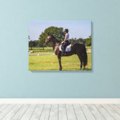 Het inschatten van de cursus canvas afdruk (Insitu (Houten vloer))