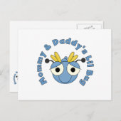 Het Insect van Lil van de mama en van de Papa Briefkaart (Voorkant / Achterkant)