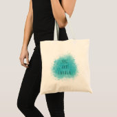 Het inspireren u is genoeg eenvoudig bevestigend c tote bag (Voorkant (product))