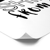 Het Inspirerend Licht van het Citaat van binnen Poster (Hoek)