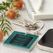 Het Inspirerend van de Heer Onze Vader Sleutelhanger (Voorkant Rechts)