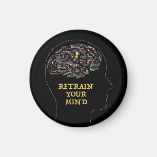 Het Inspirerend Word Art-ontwerp opnieuw bekijken Magneet