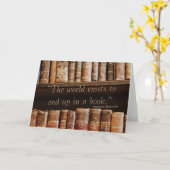 Het inspirerende Oude Citaat van het Boek Kaart (Gele Bloem)