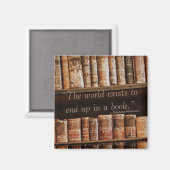 Het inspirerende Oude Citaat van het Boek Magneet (Voorkant / Achterkant)