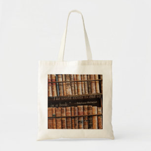 Het inspirerende Oude Citaat van het Boek Tote Bag