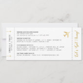 Het instappen de Foto van de Bestemming van de Pas (Achterkant)