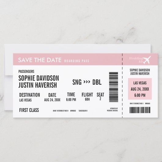 Het instappen de Roze van de Pas en Wit sparen de (Voorkant)