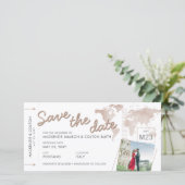 Het instappen van pas sparen de Wereldkaart van de (Staand voorkant)