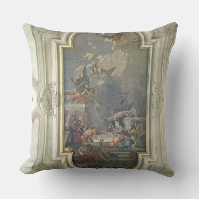 Het instituut Rosary van St. Dominic (fres) Kussen (Voorkant)