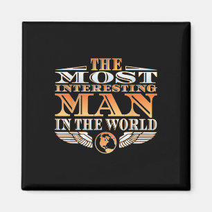 Het interessantste Man ter wereld _ T-shirt _ Fath Magneet