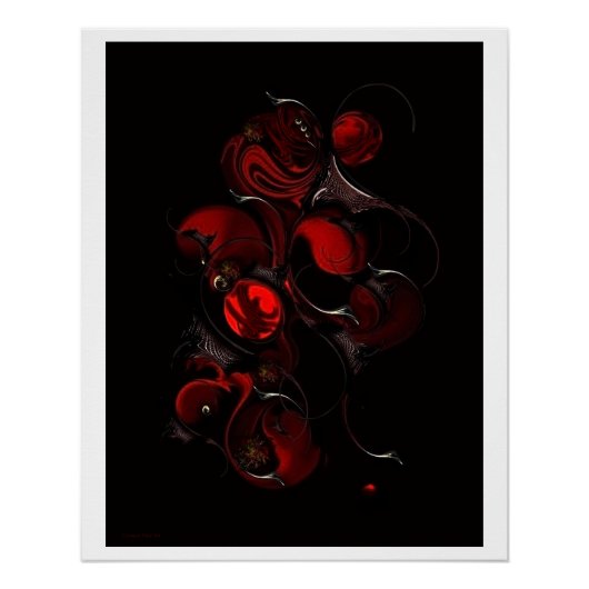 "Het interfererende sentiment", glanzend Poster Perfect Poster (Voorkant)