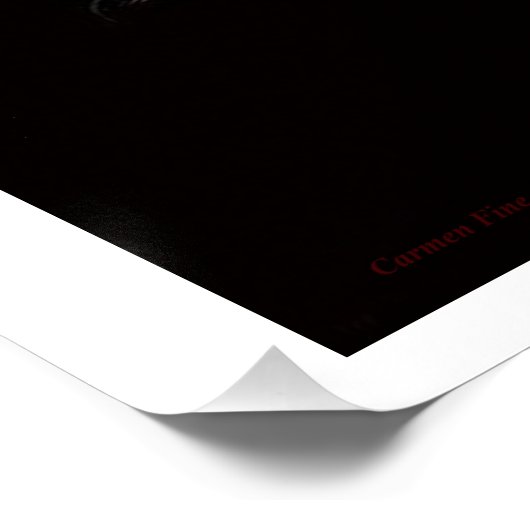 "Het interfererende sentiment", glanzend Poster Perfect Poster (Hoek)