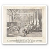 Het interieur van H.C. Redington & Company Sticker (Voorkant)