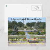Het internationale Briefkaart Van de Noord- tuin (Voorkant / Achterkant)