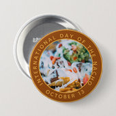 Het internationale Nacho-festival Ronde Button 7,6 Cm (Voorkant /achterkant)
