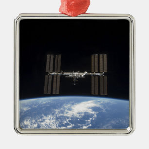 Het internationale ruimtestation 10 metalen ornament