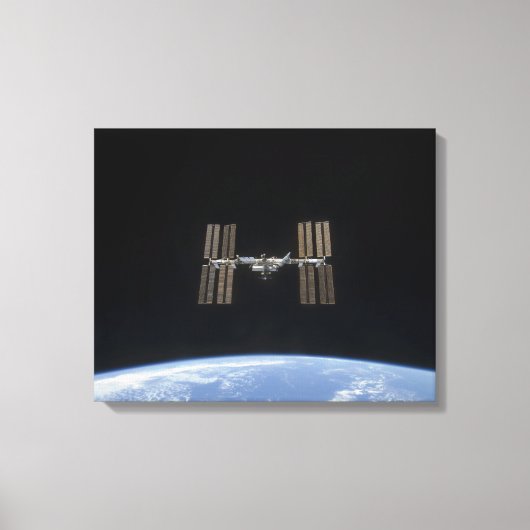 Het internationale ruimtestation 7 canvas afdruk (Voorkant)