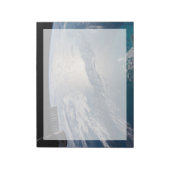 Het internationale ruimtestation boven de Atlantis Notitieblok (Gedraaid)