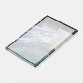 Het internationale ruimtestation boven de Atlantis Post-it® Notes (Schuin)