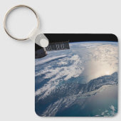 Het internationale ruimtestation boven de Atlantis Sleutelhanger (Voorkant)