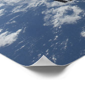 Het internationale ruimtestation in een baan om de poster (Hoek)