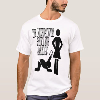 Het internationale symbool voor het huwelijk t-shirt