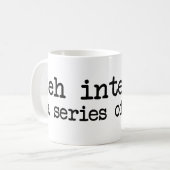 het internet koffiemok (Voorkant links)