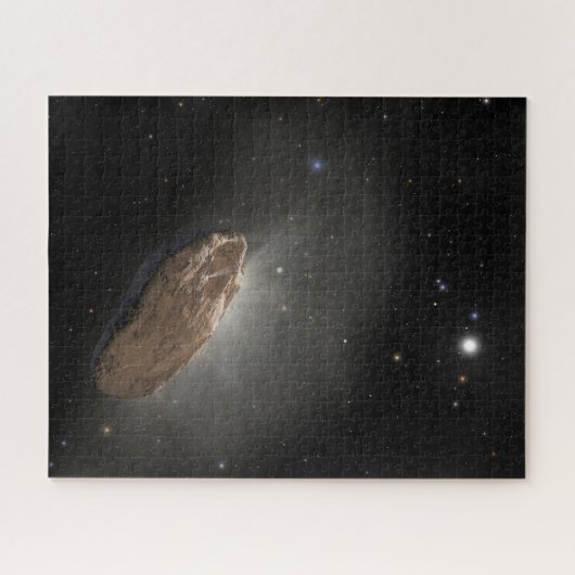 Het interstellaire object Oumuamua. Legpuzzel (Horizontaal)
