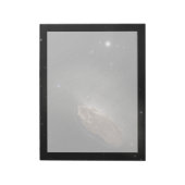 Het interstellaire object Oumuamua. Notitieblok (Gedraaid)