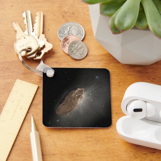 Het interstellaire object Oumuamua. Sleutelhanger (Bureau)