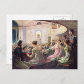 Het interval bij het Theater Briefkaart (Voorkant / Achterkant)