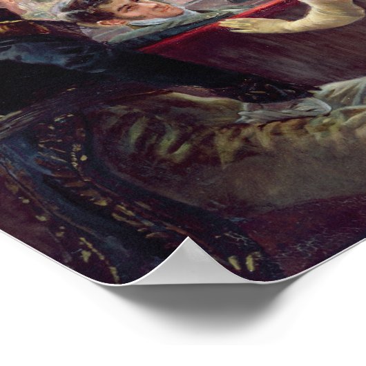 Het interval in het theater poster (Hoek)