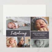 Het introduceren van de de foto's van het manuscri aankondiging (Voorkant / Achterkant)