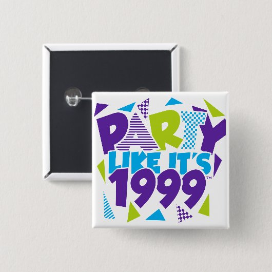 Het is 1999®™ Button - Design 01 (Voorkant /achterkant)