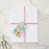 Het is 50 uur ergens feest thema cadeaulabel (Met Touw)
