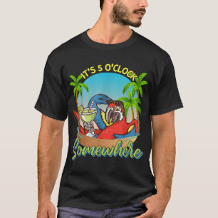 Het is 5 oclock ergens Drink Parrot T-shirt