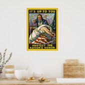 Het is aan jou ~  Wereldoorlog 1 Poster (Keuken)