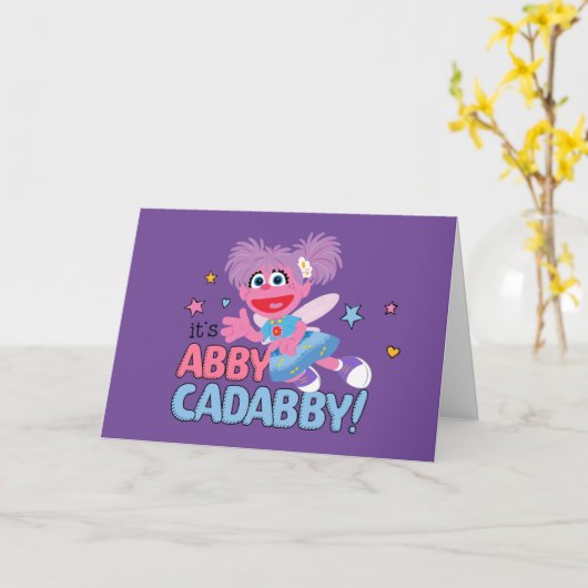 Het is Abby Cadabby. Kaart (Gele Bloem)