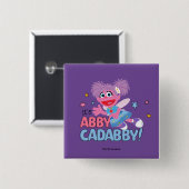 Het is Abby Cadabby. Vierkante Button 5,1 Cm (Voorkant /achterkant)