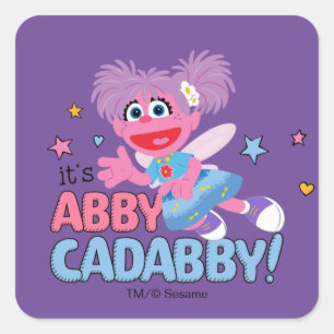 Het is Abby Cadabby. Vierkante Sticker