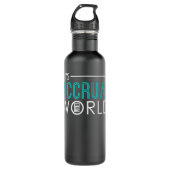 Het is 'Acrual World Funny Accounting & Accountant Waterfles (Voorkant)